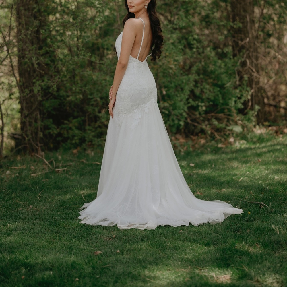 David’s Bridal Wedding dress by Melissa Sweet